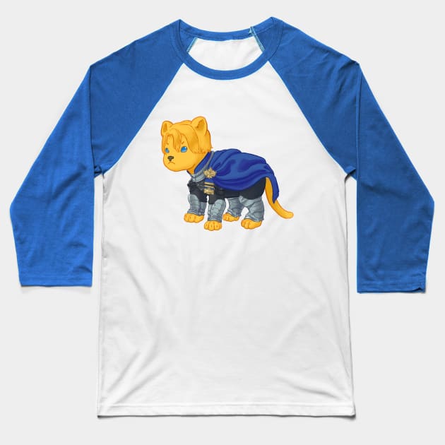 Protector Lion Baseball T-Shirt by ZioCorvid